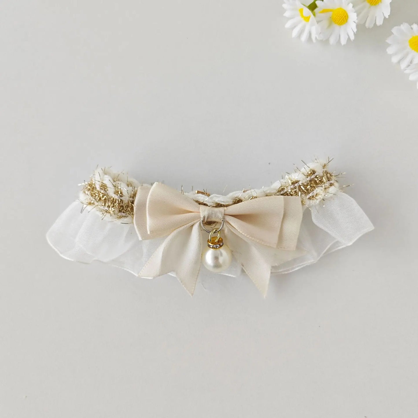 Lace Bow Bib Collar for Cats & Dogs
