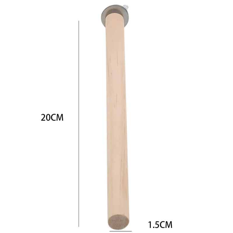 Natural Wood Bird Perch Stick