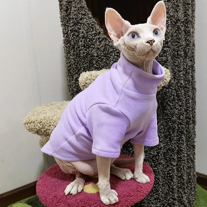 Soft Cotton Sphynx Cat Top