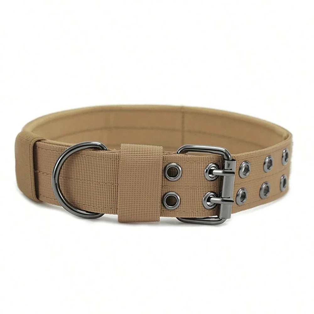 Military-Style Adjustable Dog Collar