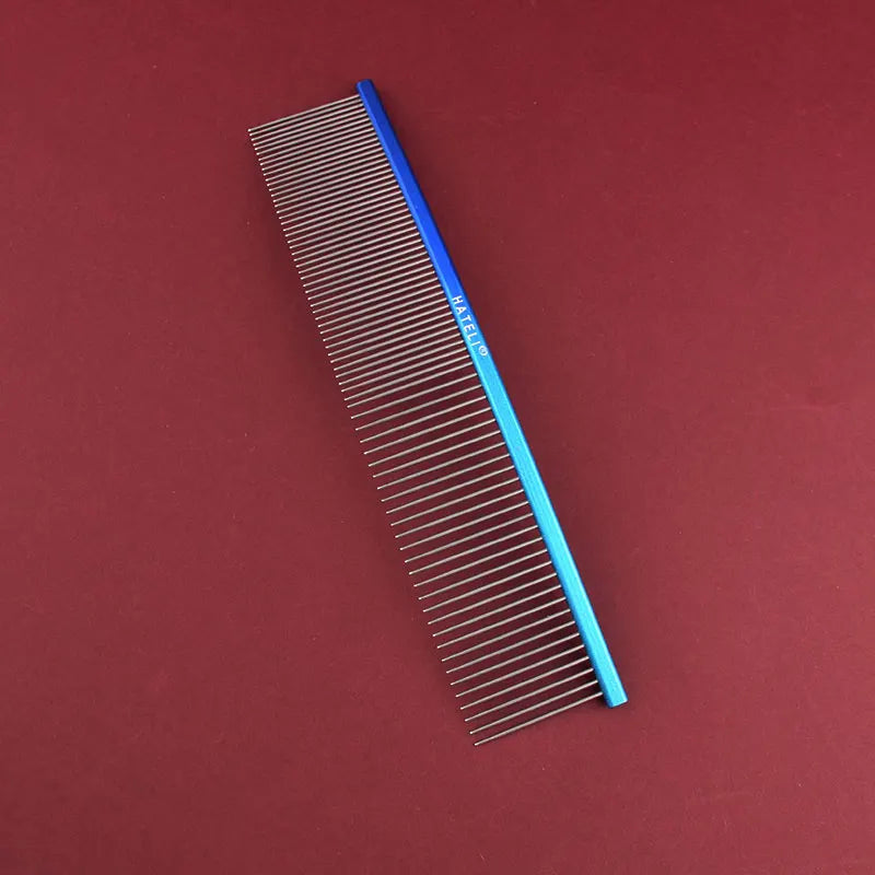 Curved Stainless Steel Pet Comb