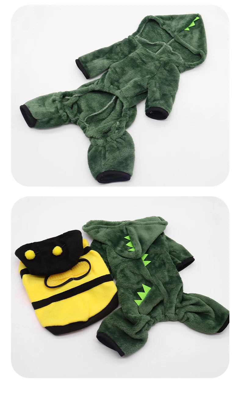 Dinosaur Hoodie Pet Costume