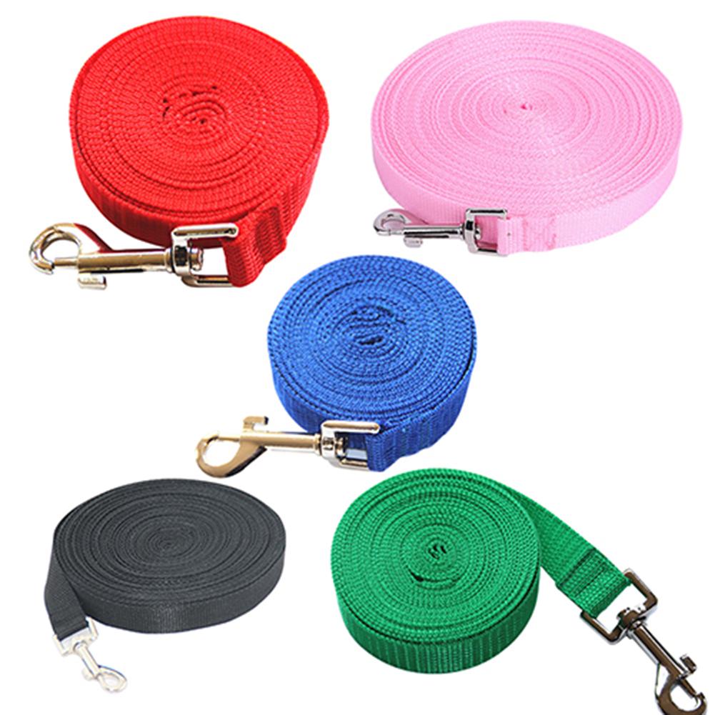 Nylon Dog Training Leashes Pet Supplies Walking Harness Collar Leader Rope For Dogs Cat 3M 6M 10M 15M 20M
