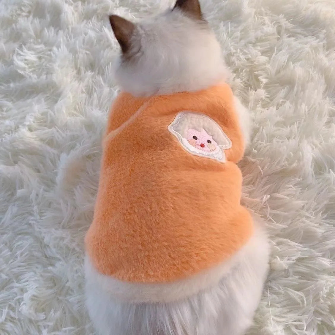 Faux Fur Plush Pet Vest