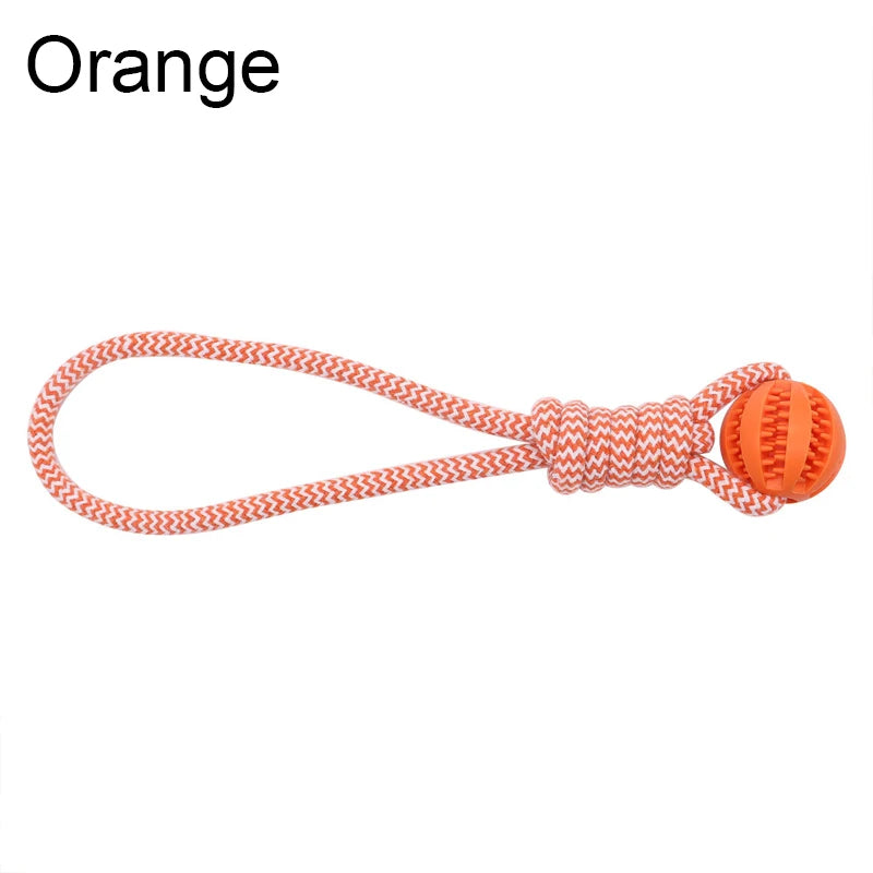 Cotton Rope Treat Ball Dog Toy