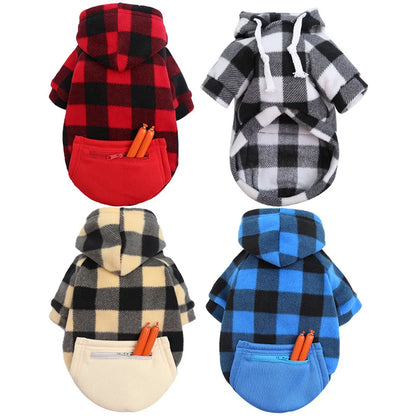 Reversible Plaid Dog Vest