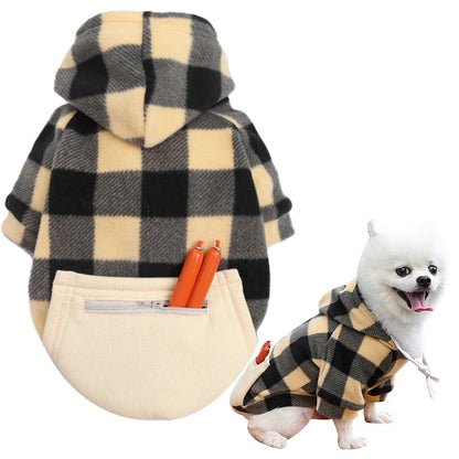 Reversible Plaid Dog Vest