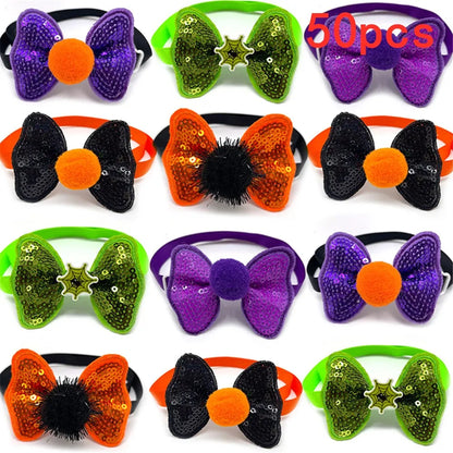 Halloween Dog Bow Ties (Bulk Pack)