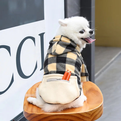 Reversible Plaid Dog Vest