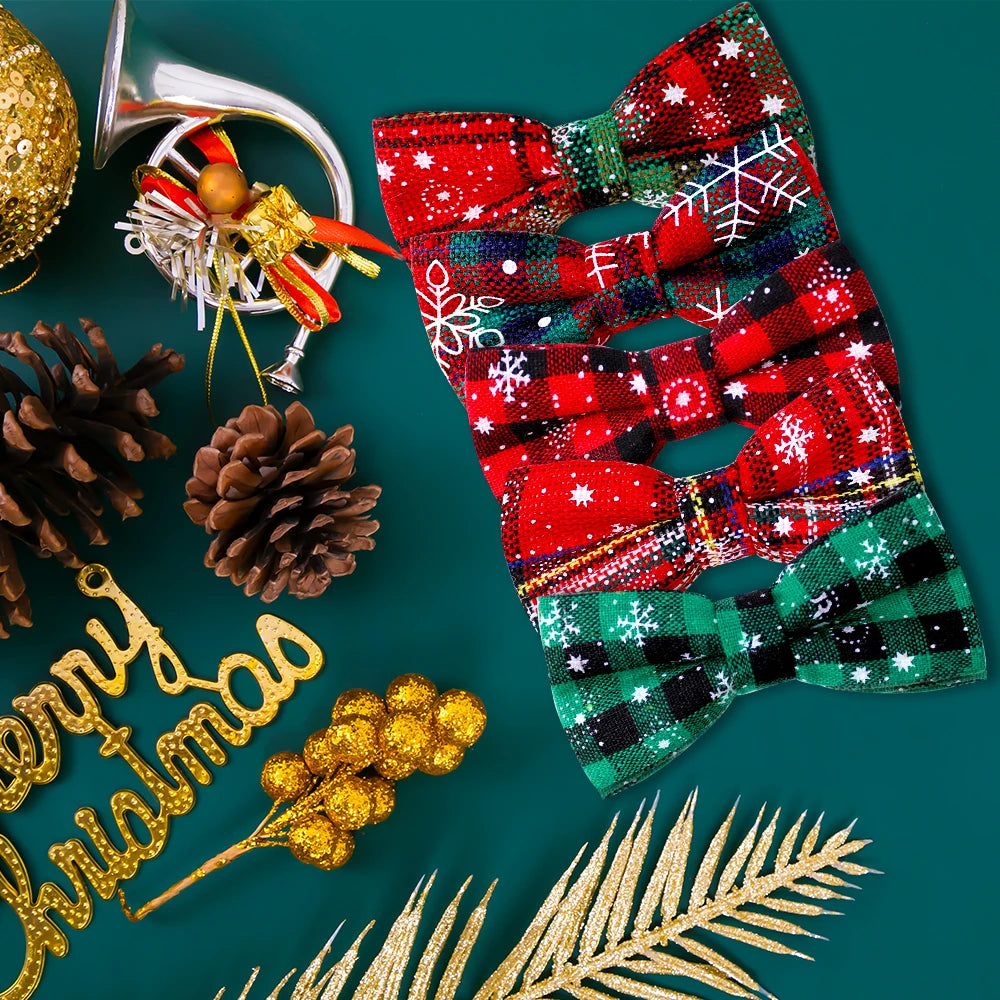 Christmas Dog Bow Ties (Bulk Pack)