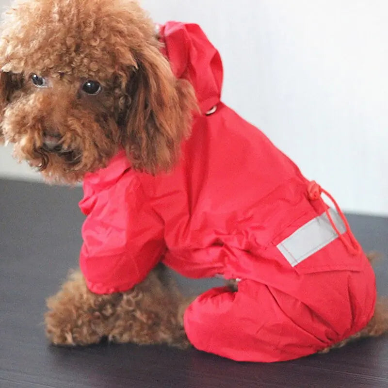 Reflective Waterproof Dog Raincoat