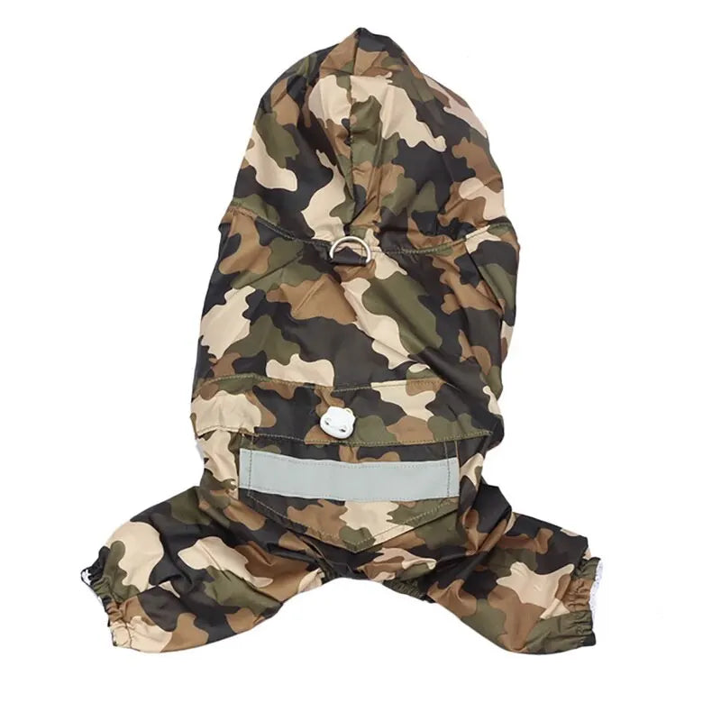 Reflective Waterproof Dog Raincoat