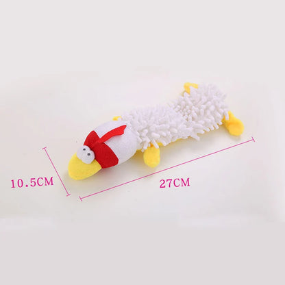 Squeaky Animal Plush Dog Toy