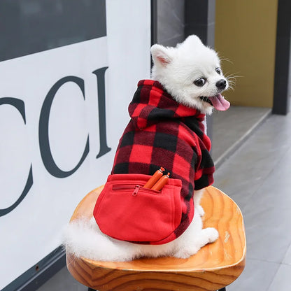 Reversible Plaid Dog Vest