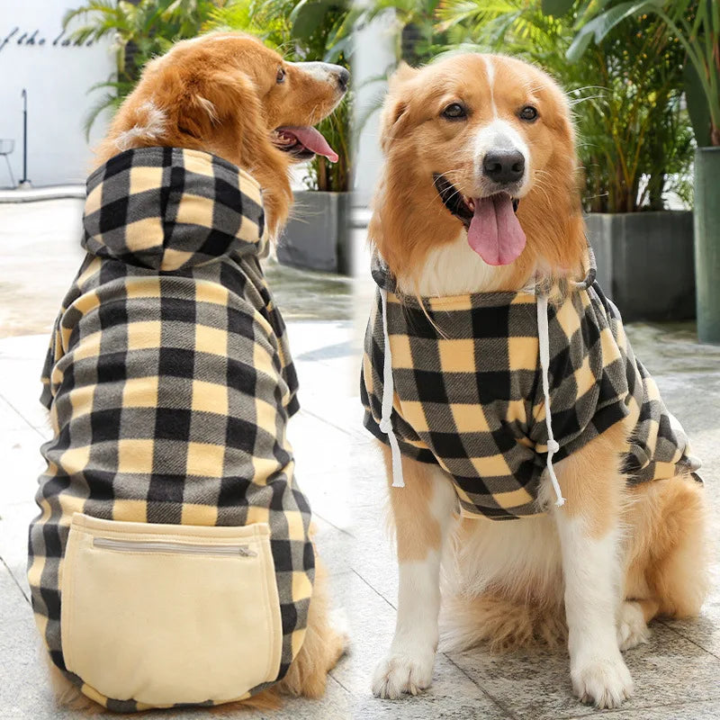 Reversible Plaid Dog Vest