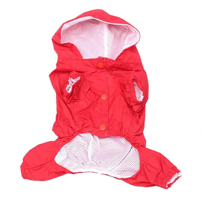 Reflective Waterproof Dog Raincoat