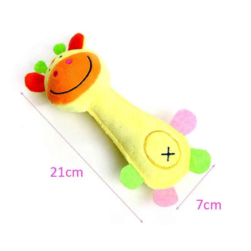 Squeaky Animal Plush Dog Toy