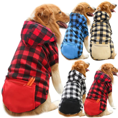 Reversible Plaid Dog Vest