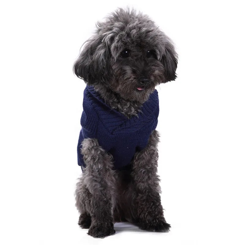 American Flag Knit Dog Sweater