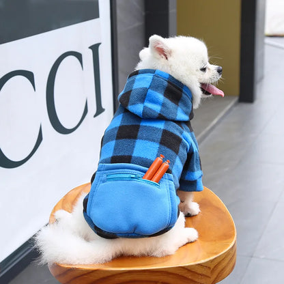 Reversible Plaid Dog Vest