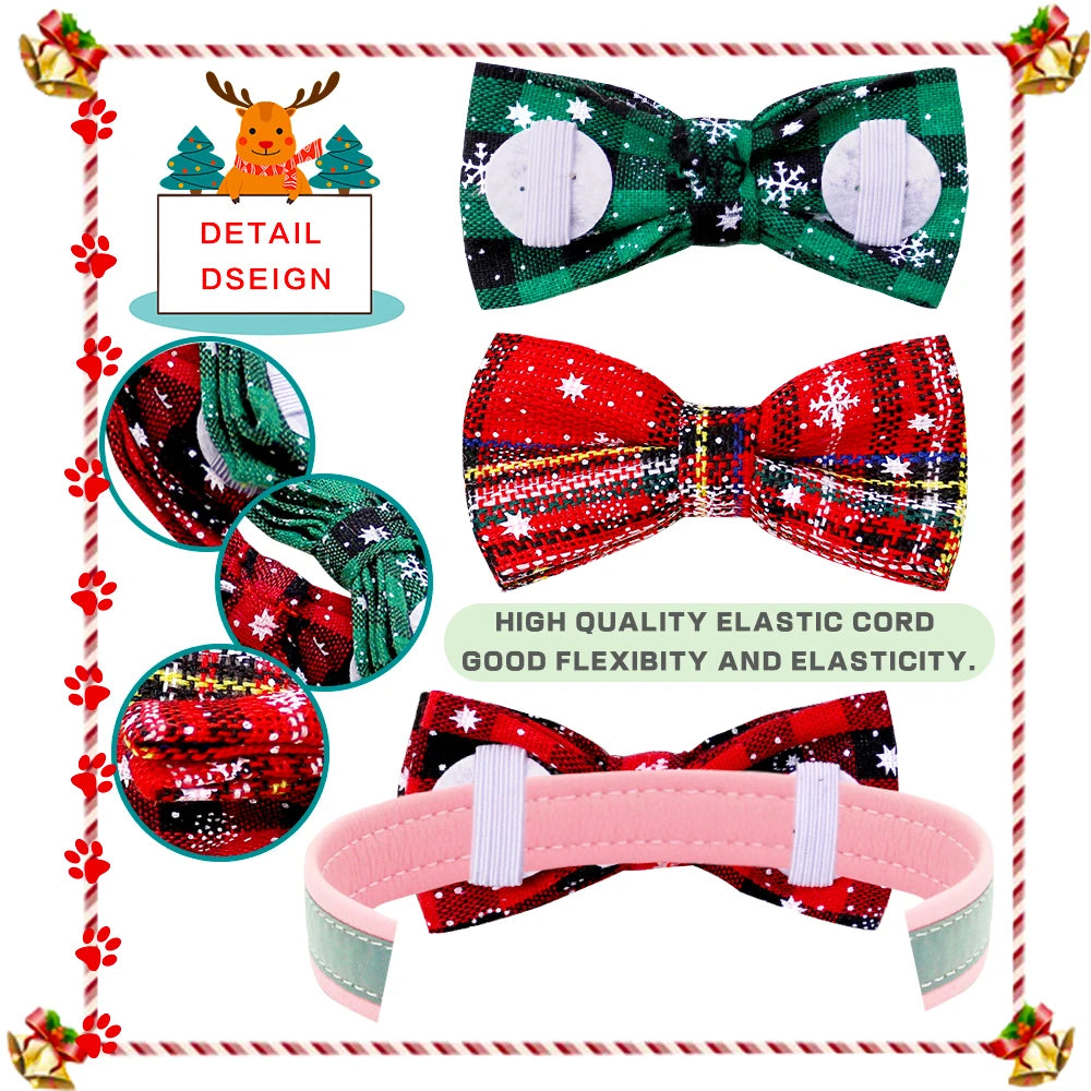 Christmas Dog Bow Ties (Bulk Pack)