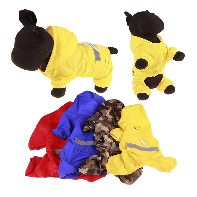 Reflective Waterproof Dog Raincoat