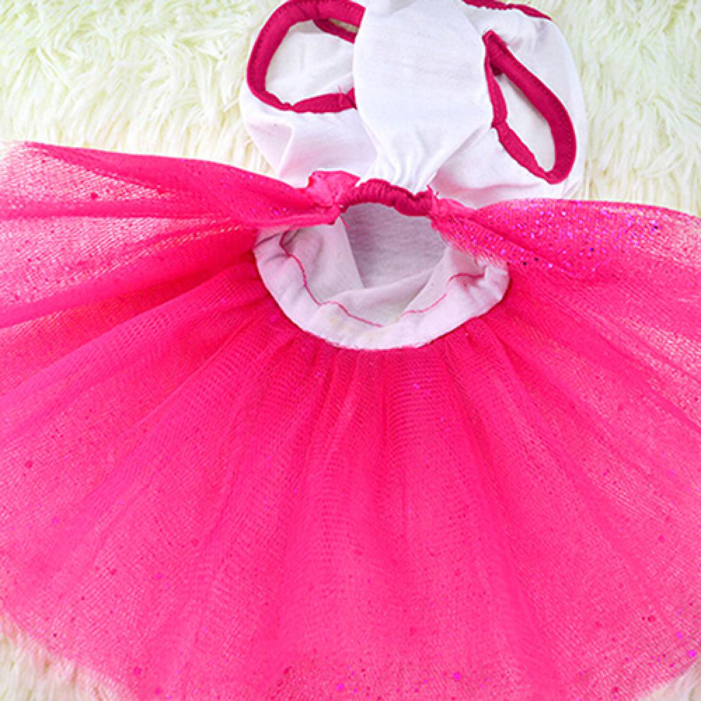 Sequin Heart Tutu Dog Dress