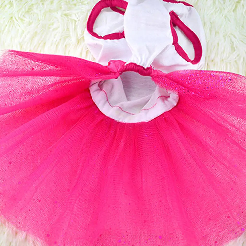 Sequin Heart Tutu Dog Dress
