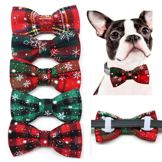 Christmas Dog Bow Ties (Bulk Pack)