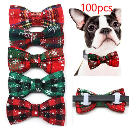 Christmas Dog Bow Ties (Bulk Pack)