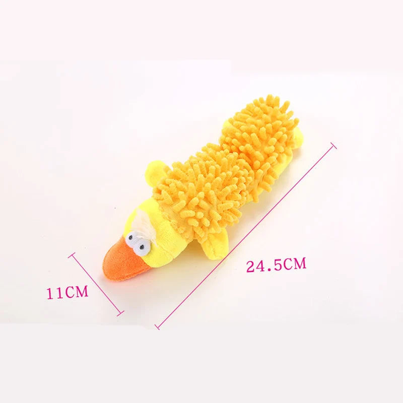 Squeaky Animal Plush Dog Toy