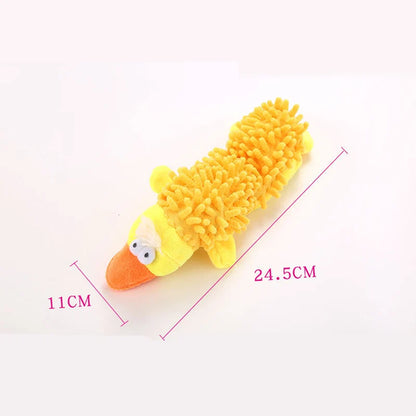 Squeaky Animal Plush Dog Toy