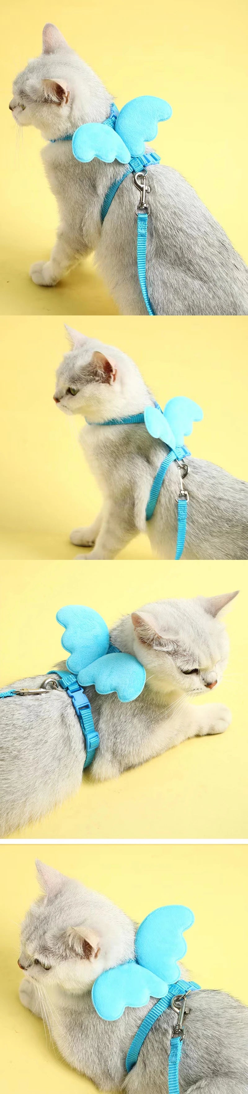 Angel Wing Cat & Puppy Harness Leash