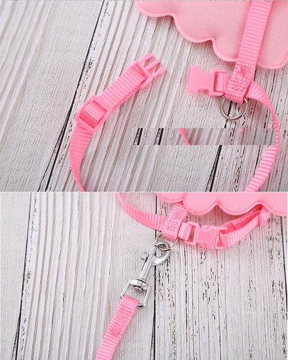 Angel Wing Cat & Puppy Harness Leash
