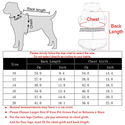 Waterproof Winter Dog Pullover Jacket