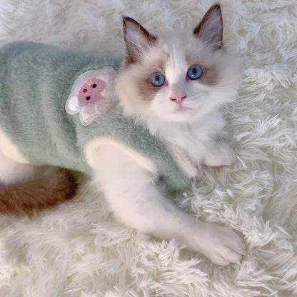 Faux Fur Plush Pet Vest