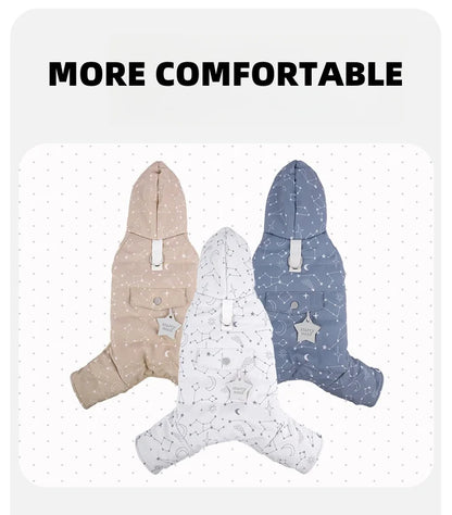 Four-Legged Winter Dog Jumpsuit