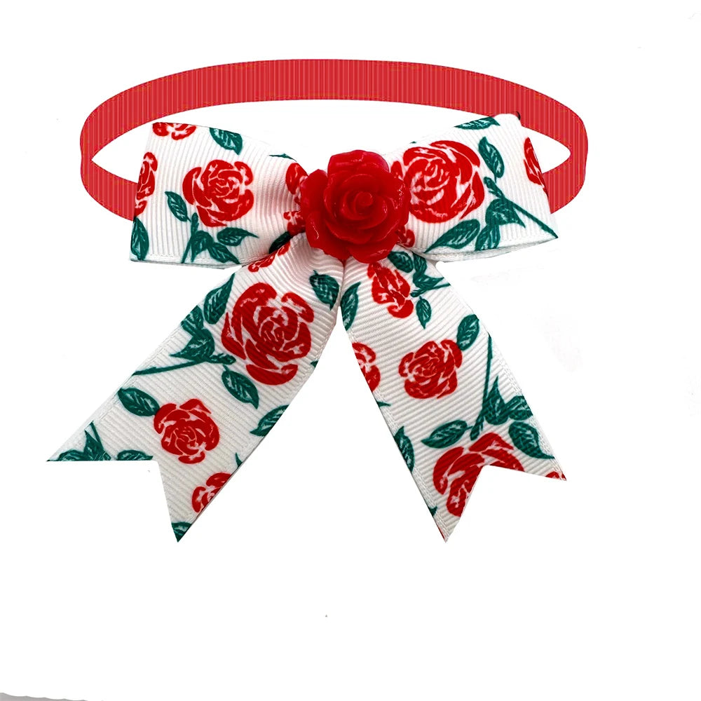 Valentine's Day Dog Bow Ties (Bulk Pack)