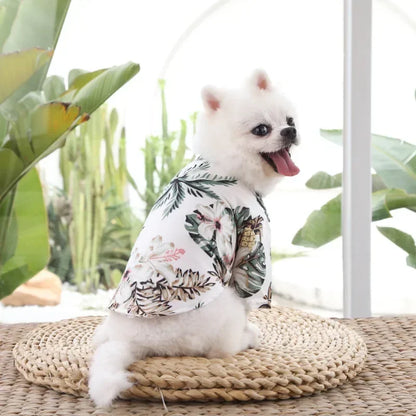 Hawaiian Dog Beach Shirt