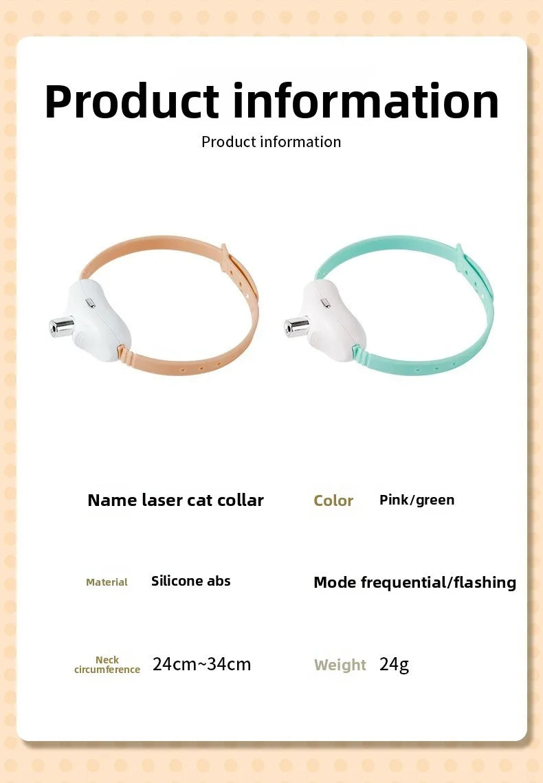 Automatic Laser Cat Teaser Collar