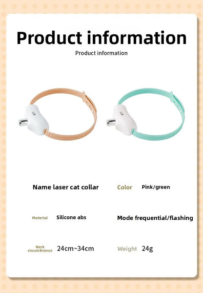 Automatic Laser Cat Teaser Collar