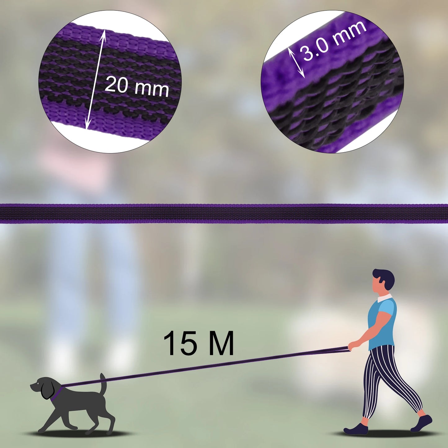 Long Training Dog Leash
