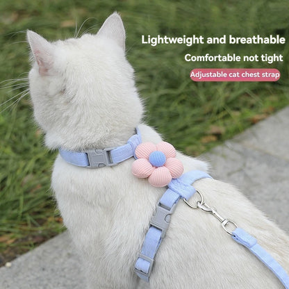 Adjustable Breathable Dog & Cat Harness Set