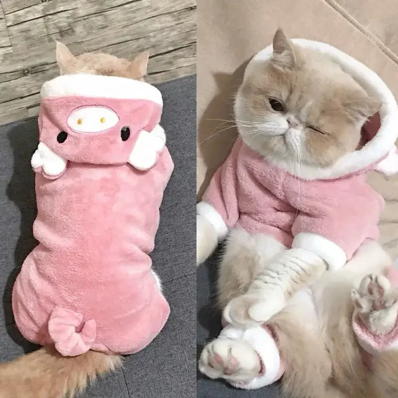 Coral Fleece Dog Costume