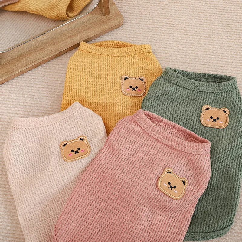 Green Bear Dog Tee