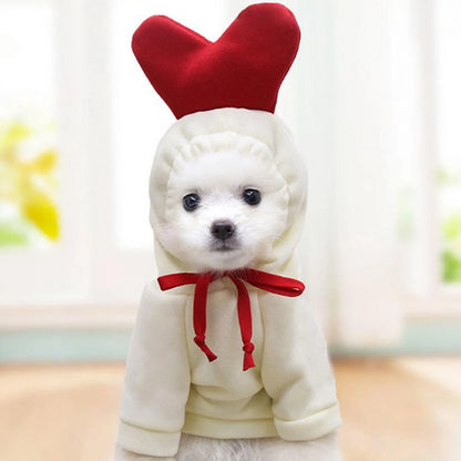 Pet Clothes Dog Hooded Sweatshirt Fruit Warm Coat Cat Sweater Winter Chihuahua Costume for Puppy Small Medium Dogs Cat Clothes