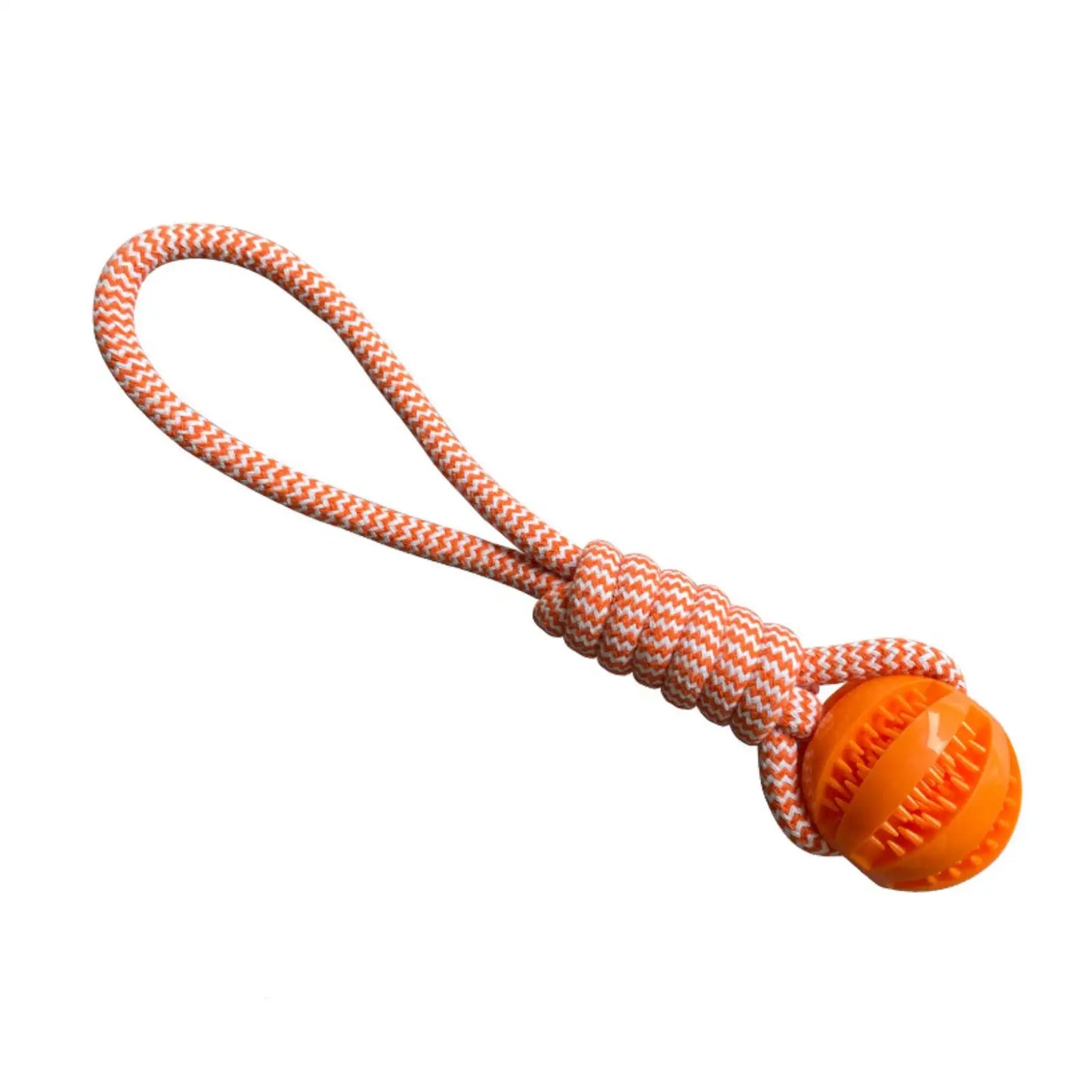 Cotton Rope Treat Ball Dog Toy
