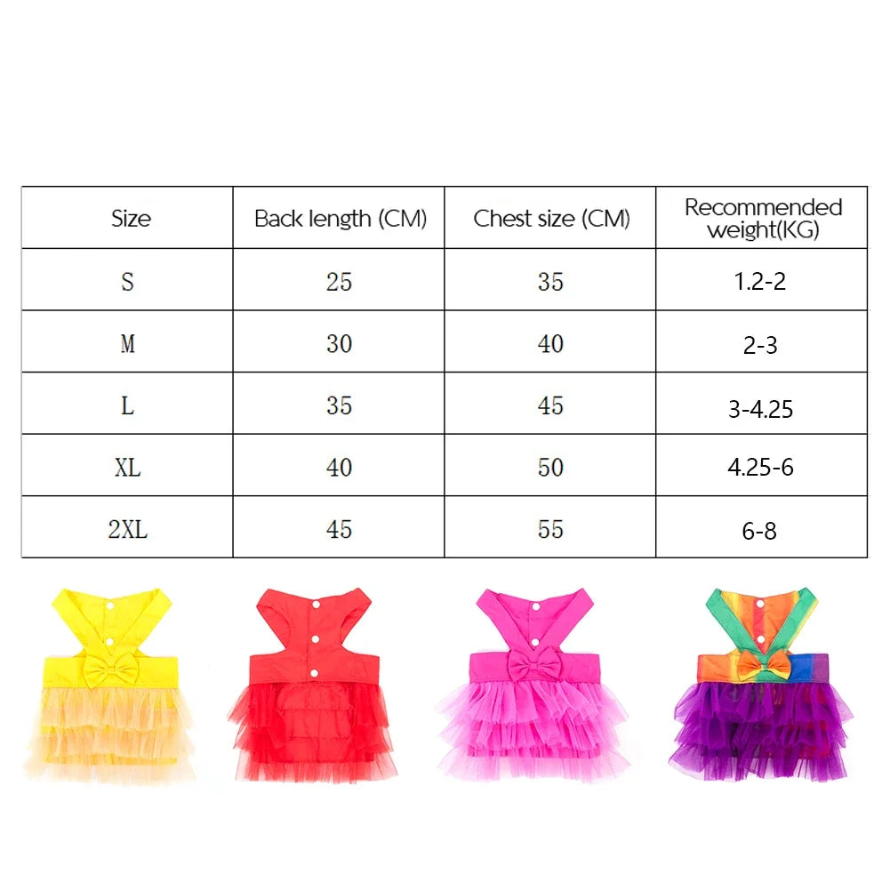 Soft Lace Princess Dog Dress