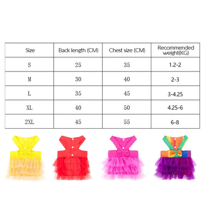 Soft Lace Princess Dog Dress