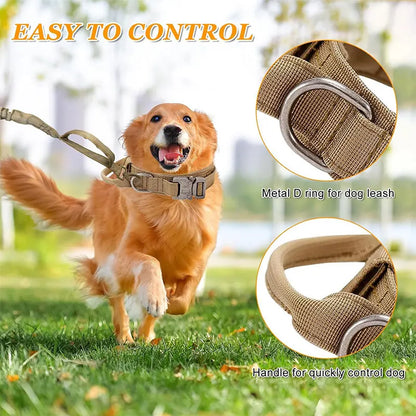 Tactical Dog Collar with Control Handle